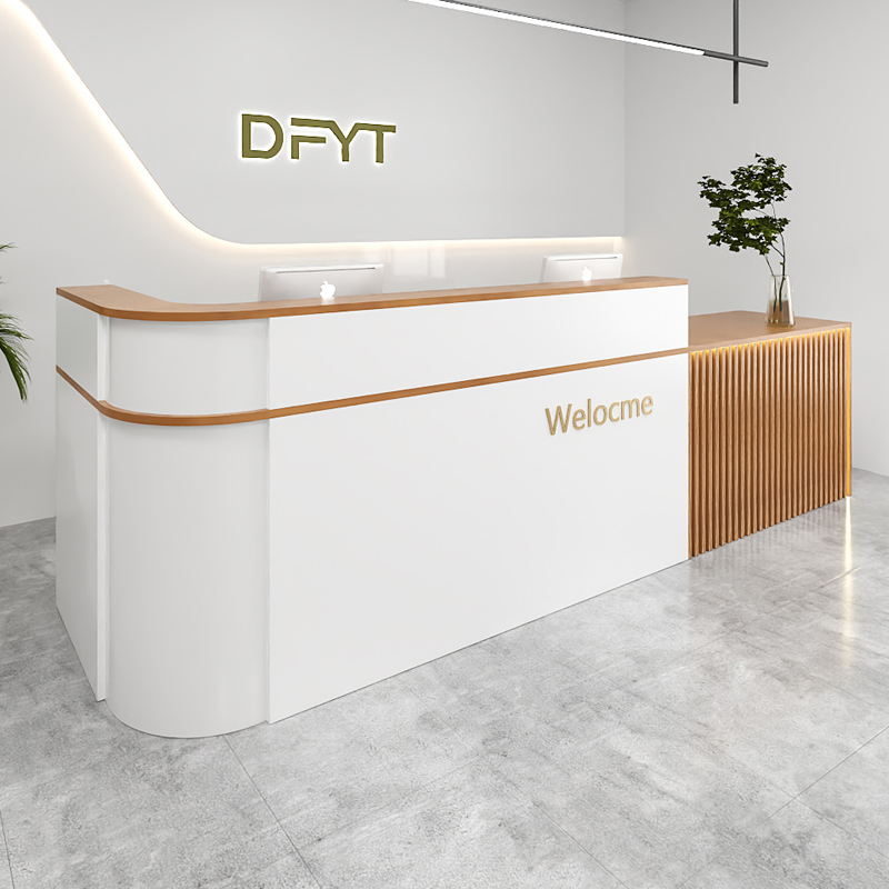 Office Furniture Usa - 工業用受付カウンター収納高級受付デスクシニアカスタムビューティーデザインUSAレセプシオンモストラドールオフィス家具