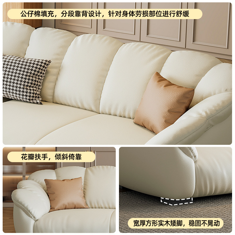 Office Furniture First - 牛革の最初の層 レトロ 極めてシンプル モダン ライトラグジュアリー イタリアン