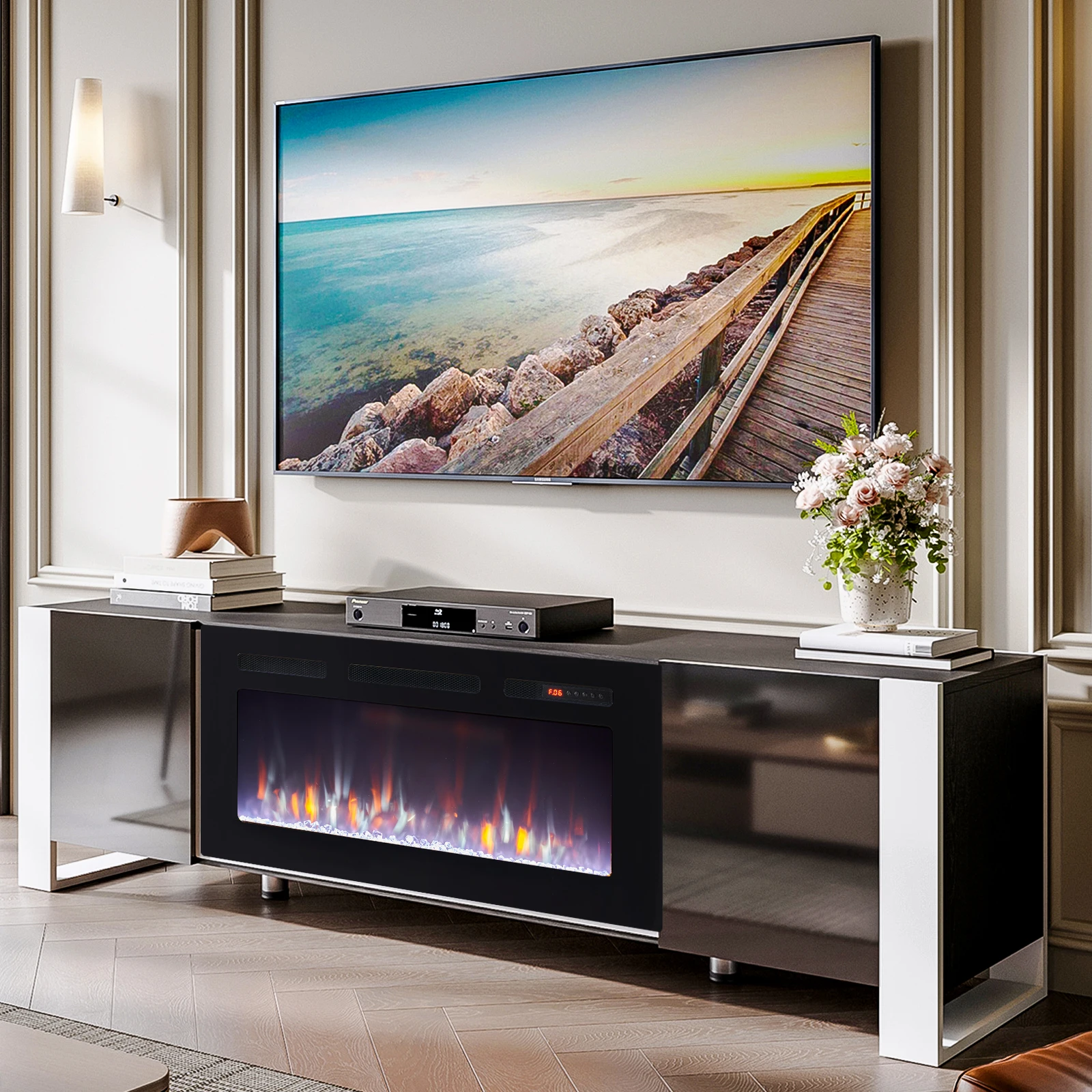 Office Furniture Center - # カスタマイズ可能なモダンスタイルMDFテレビ台とセンターテーブル、ホームオフィス向け、ホットセール、リビングルーム家具、収納機能付き