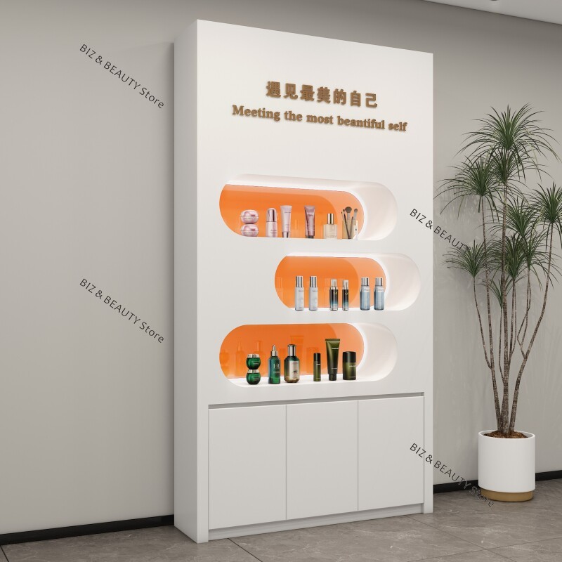 カスタム高級美容サロンディスプレイキャビネット - 高光沢ラ - Office Furniture Images のレビューと価格