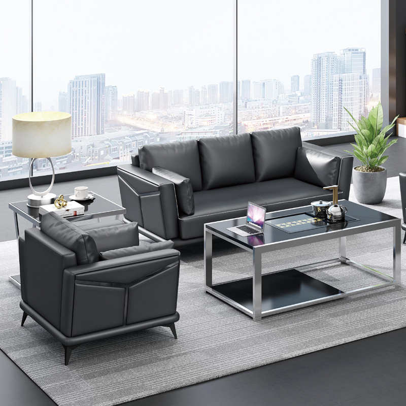 #   家具 ブラックレザー マルチプレイヤー グループソフ - Office Furniture Group のレビューと価格
