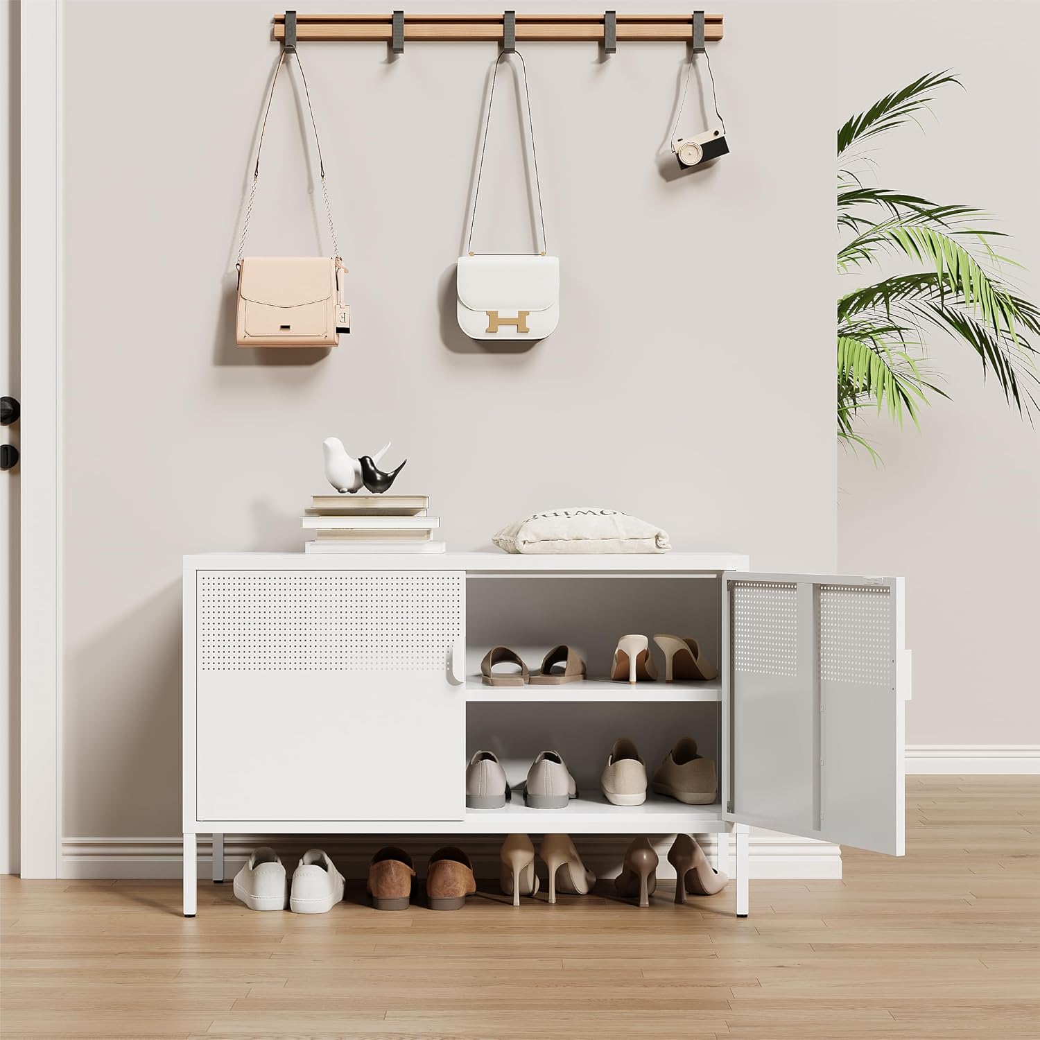 金属製収納キャビネット 2ドアテレビスタンド メタルメッシュ - Office Storage Cabinet のレビューと価格