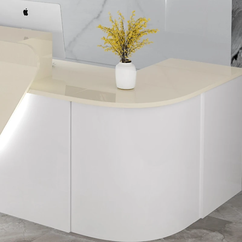 高級収納付き受付デスク シニア向けカスタムビューティーデコレ - Office Furniture Usa のレビューと価格