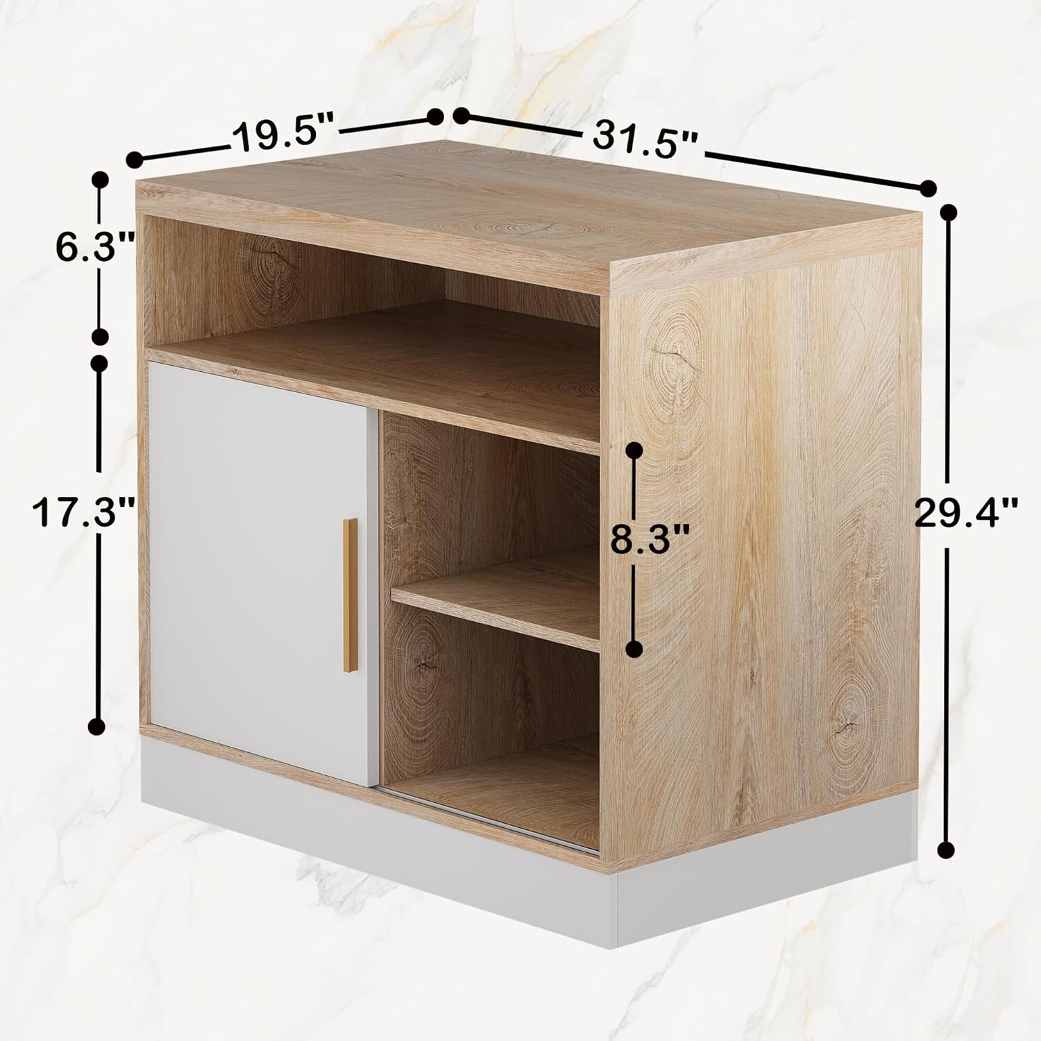電動昇降式スタンディングデスク（収納キャビネット付き）、高さ - Office Furniture Credenza のレビューと価格