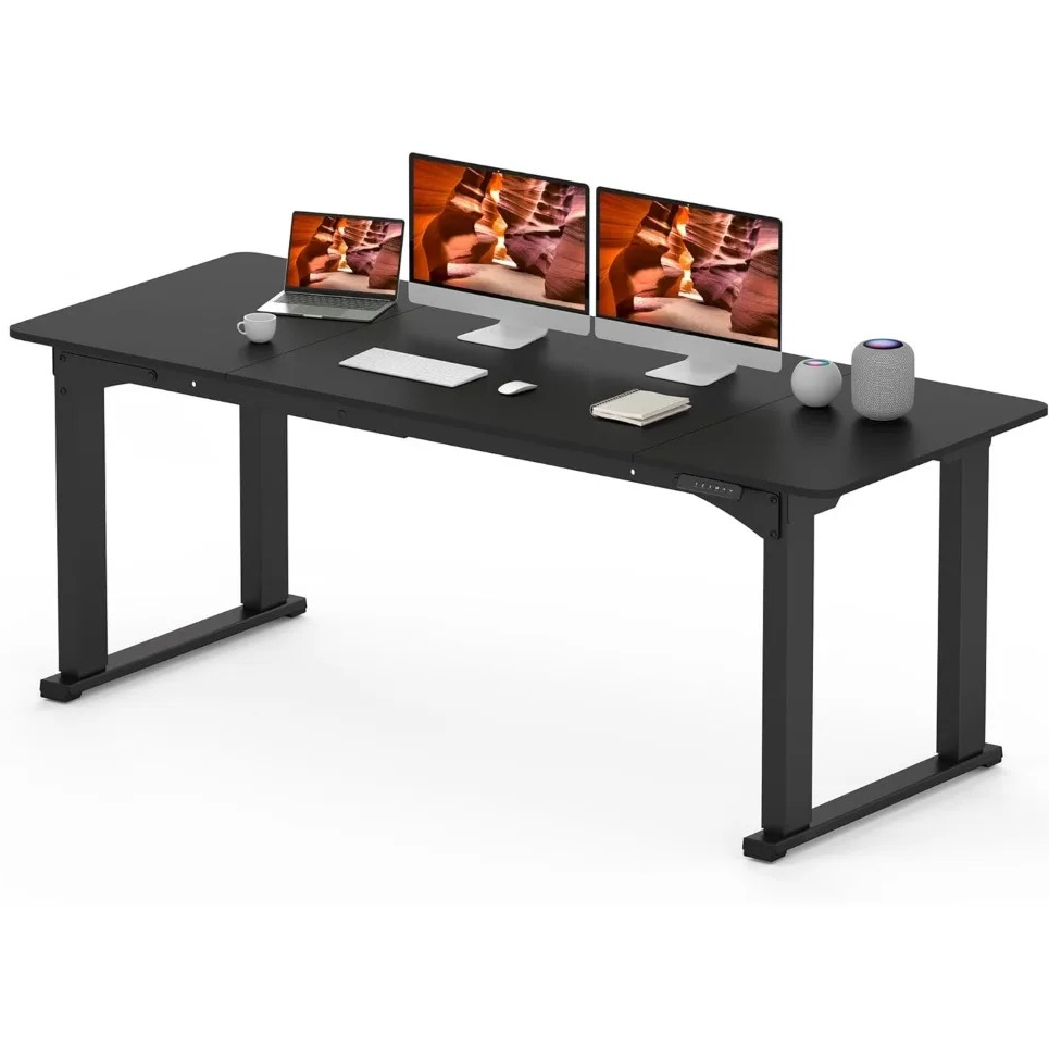 米国発送 4脚スタンディングデスク 大型 79x31インチ  - Office Furniture Usa のレビューと価格