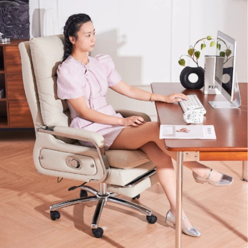 第一層牛革製コンピューターチェア、ホームボスチェア、快適な座 - Office Furniture First のレビューと価格