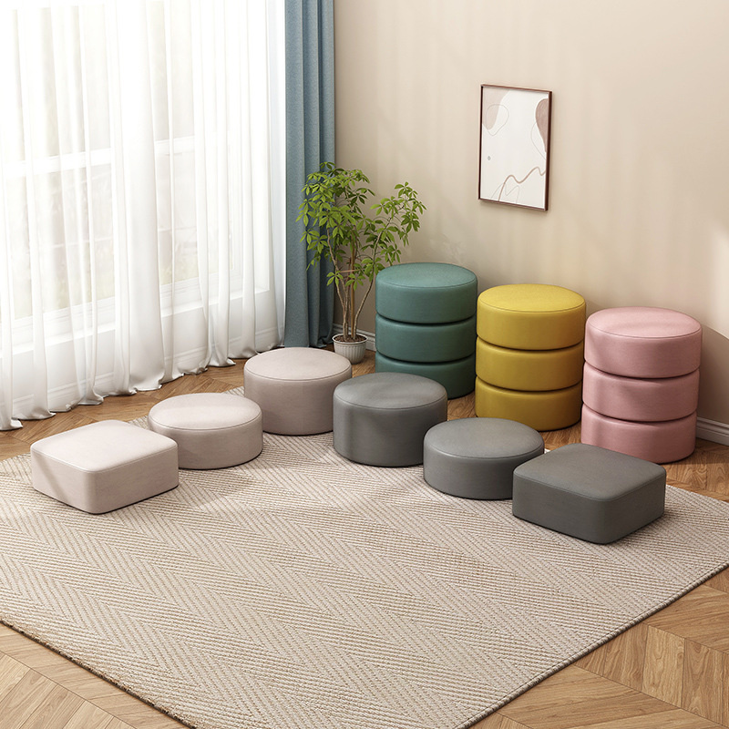 和風の小さなスツール怠惰なクッション、布団、厚手のオフィスフ - Office Furniture Images のレビューと価格