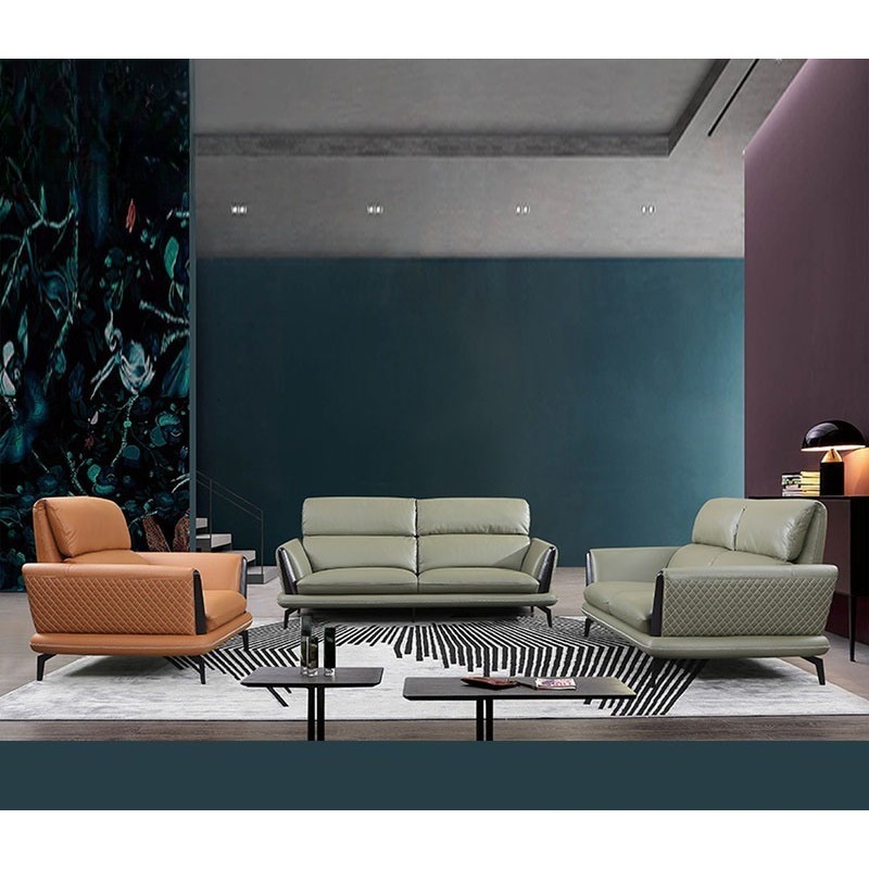 革製ソファ、高級ヴィラ、1階、牛革製住宅、イタリア製ミニマリ - Office Furniture First のレビューと価格