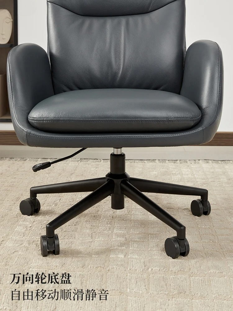 シンプルな家具輸入品第一層革製ソファシングルオフィスチェア - Office Furniture First のレビューと価格