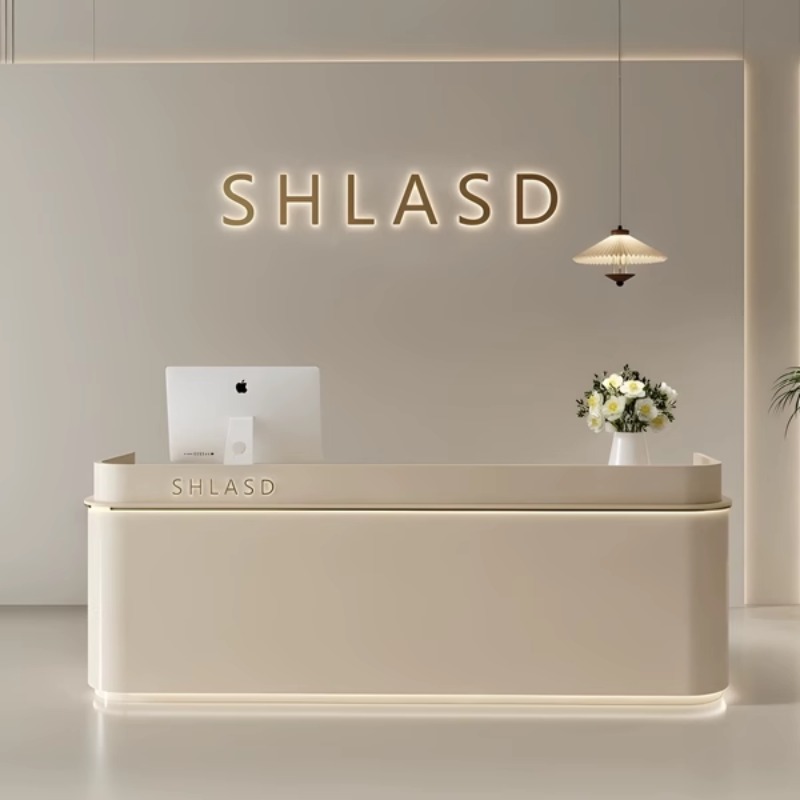フレンチクリームスタイル受付カウンター シンプルモダンホテル - Office Furniture Center のレビューと価格